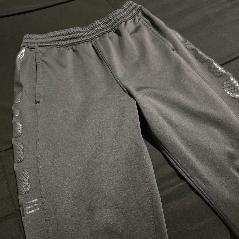 Nike Joggers Boys‎ Dri Fit Sweat Pants Adjustable Sporty Athletic Gray Size XL